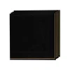 Black with Gold Stripe Lunch Napkins 20ct