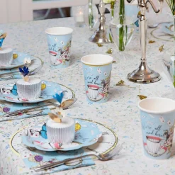 Blue Alice in Wonderland Dessert Napkins 20ct