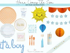 Blue Baby Icon Dessert Napkins 20ct