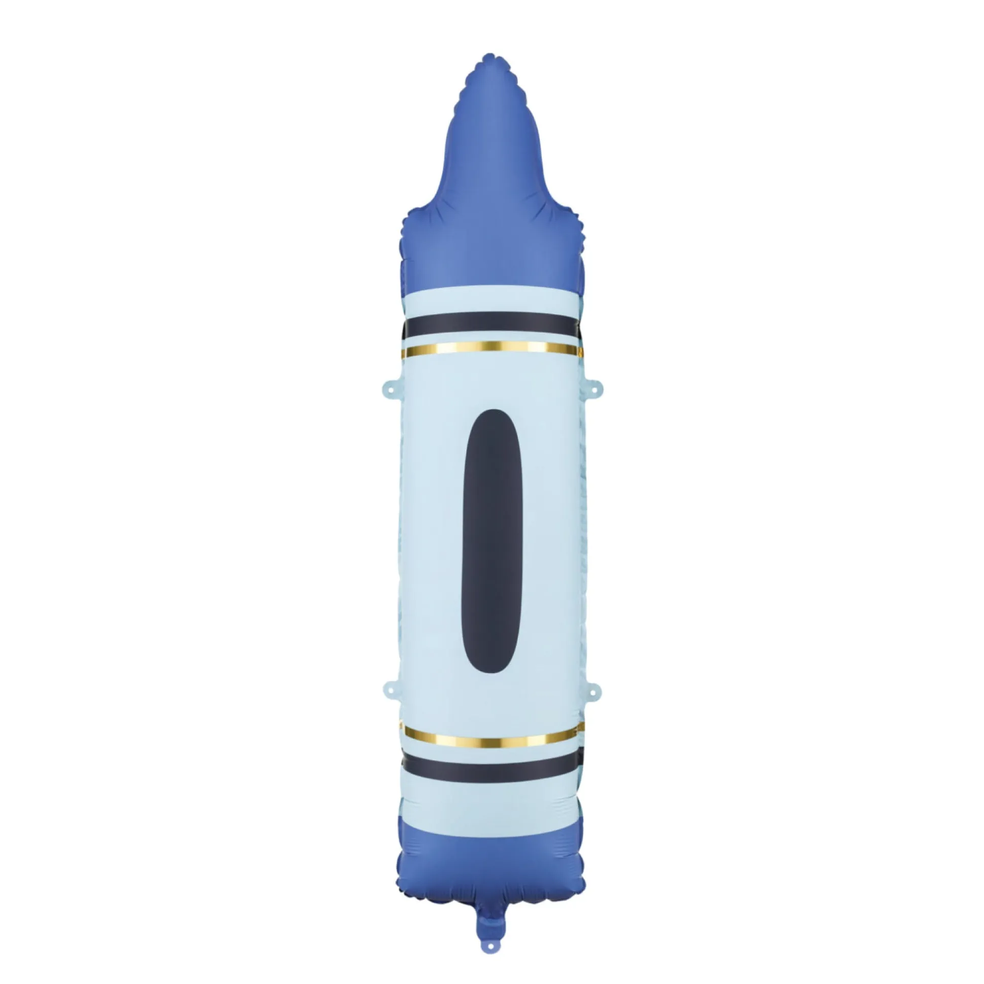 Blue Crayon Foil Balloon 41in