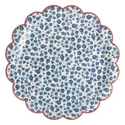 Blue Ditsy Floral Lunch Plates 8ct