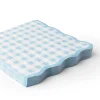 Blue Gingham Scalloped Lunch Napkins 20ct