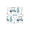 Blue Golf Gear Dessert Napkins 20ct