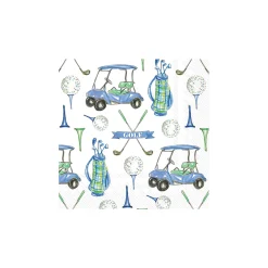 Blue Golf Gear Dessert Napkins 20ct