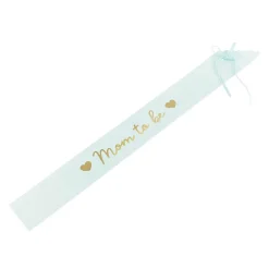 Blue Mom-to-Be Sash