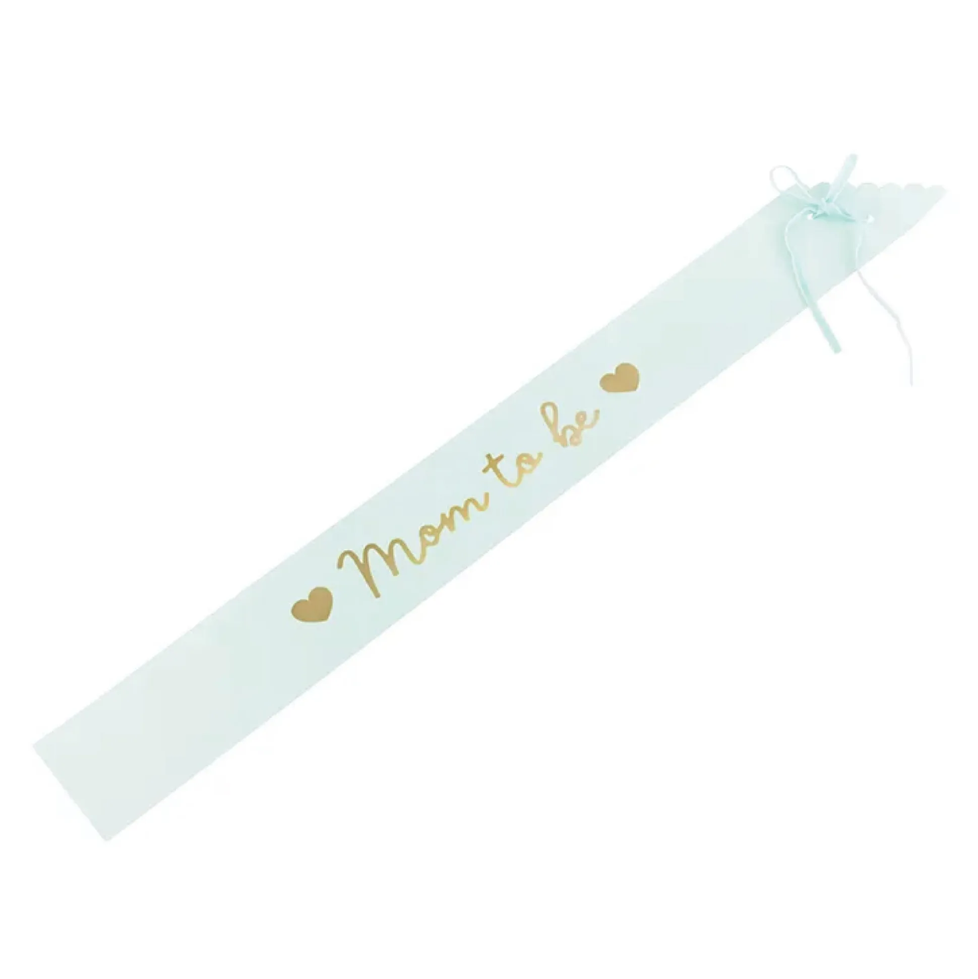 Blue Mom-to-Be Sash