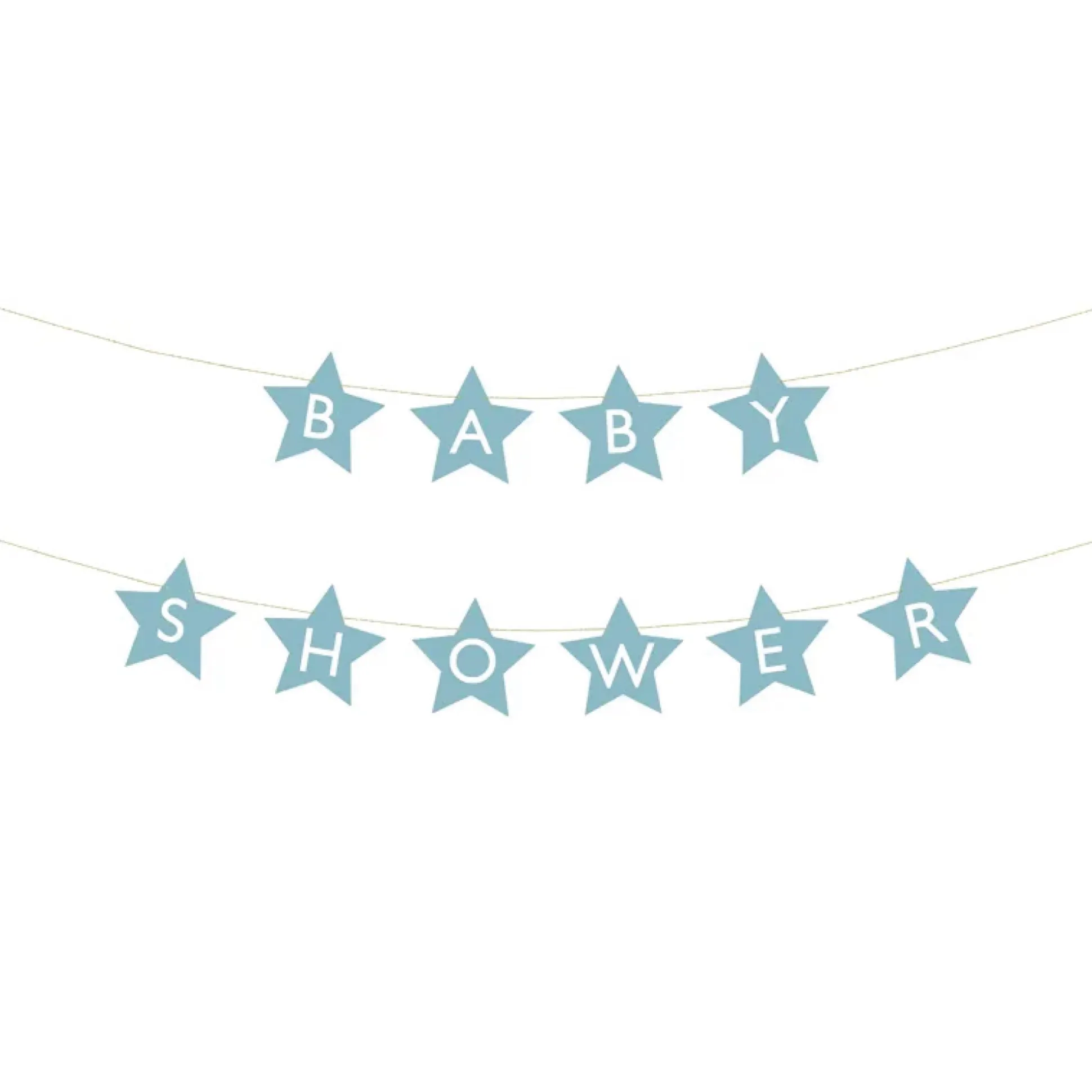 Blue Star Baby Shower Banner 9.5ft