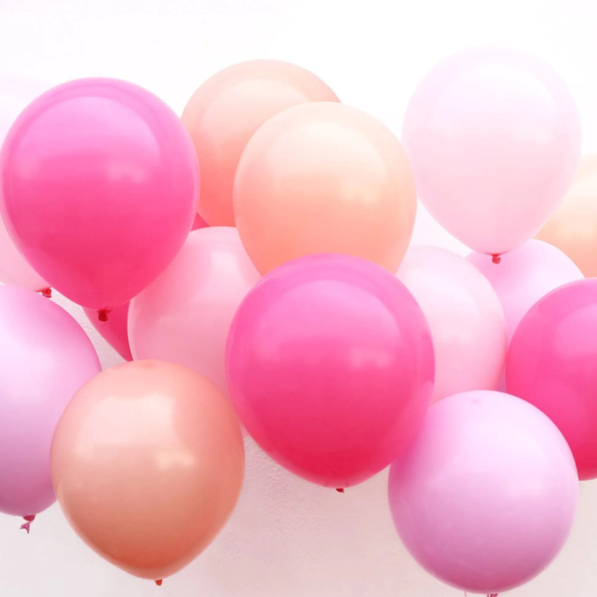 Blush and Pink Latex Balloons 16ct