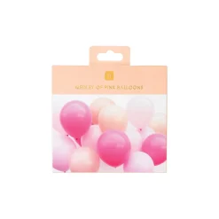 Blush and Pink Latex Balloons 16ct