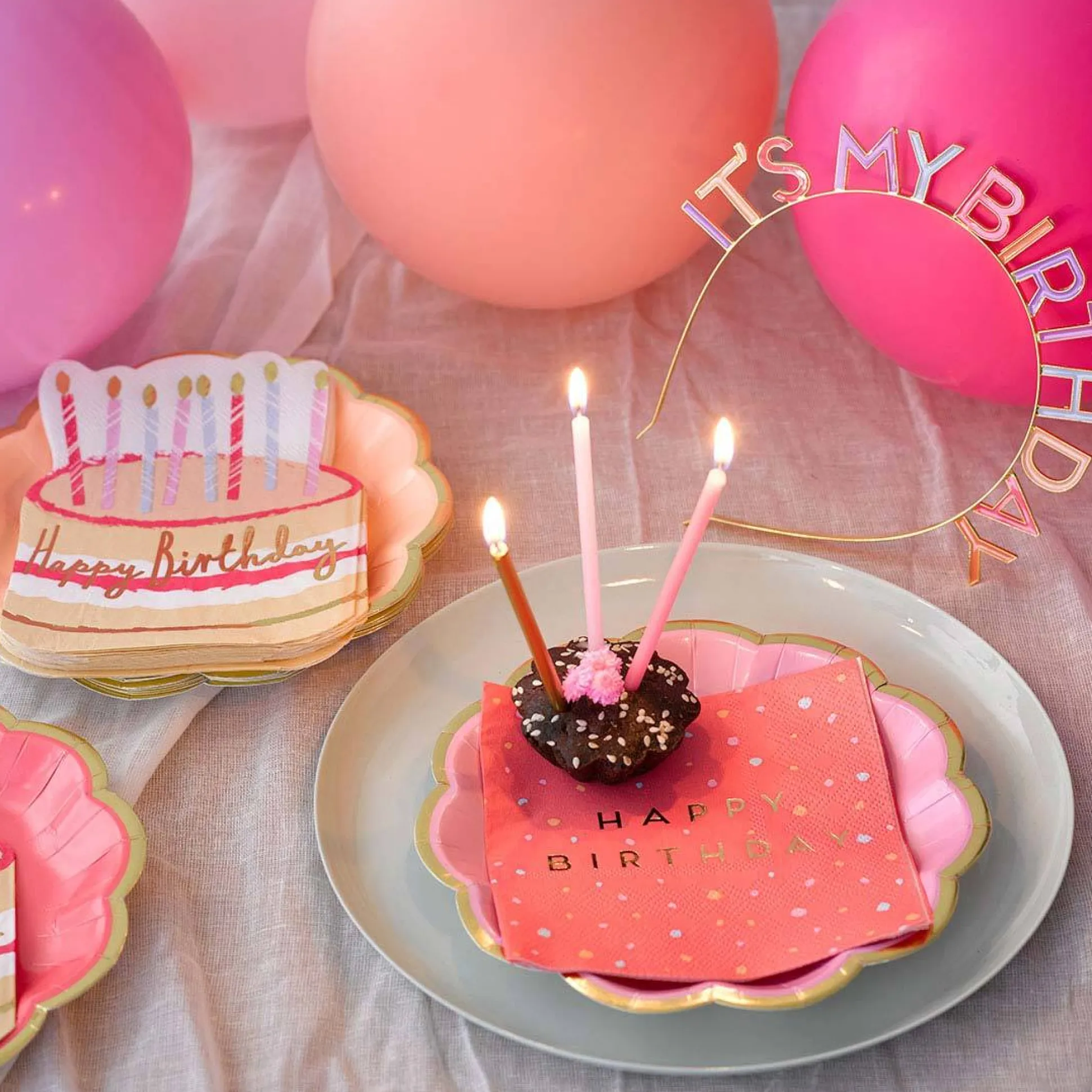 Blush and Pink Latex Balloons 16ct