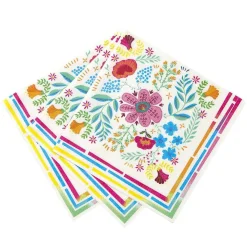 Boho Floral Lunch Napkins 20ct