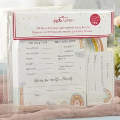 Boho Rainbow Baby Shower Advice Cards & Baby Shower Game