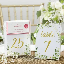 Botanical Garden Wedding Table Numbers (1-25)