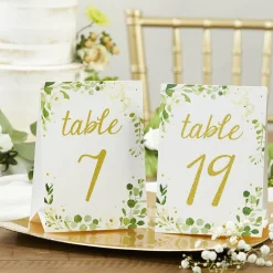 Botanical Garden Wedding Table Numbers (1-25)