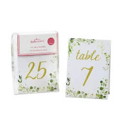 Botanical Garden Wedding Table Numbers (1-25)