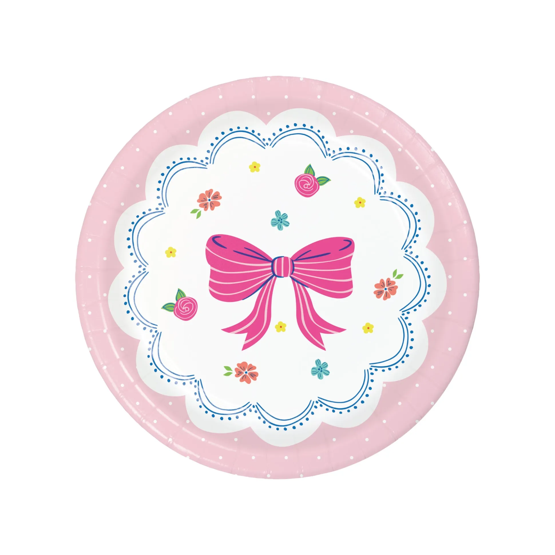 Bow Bash Assorted Dessert Plates 8ct