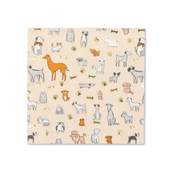 Bow Wow Dog Lunch Napkins 16ct