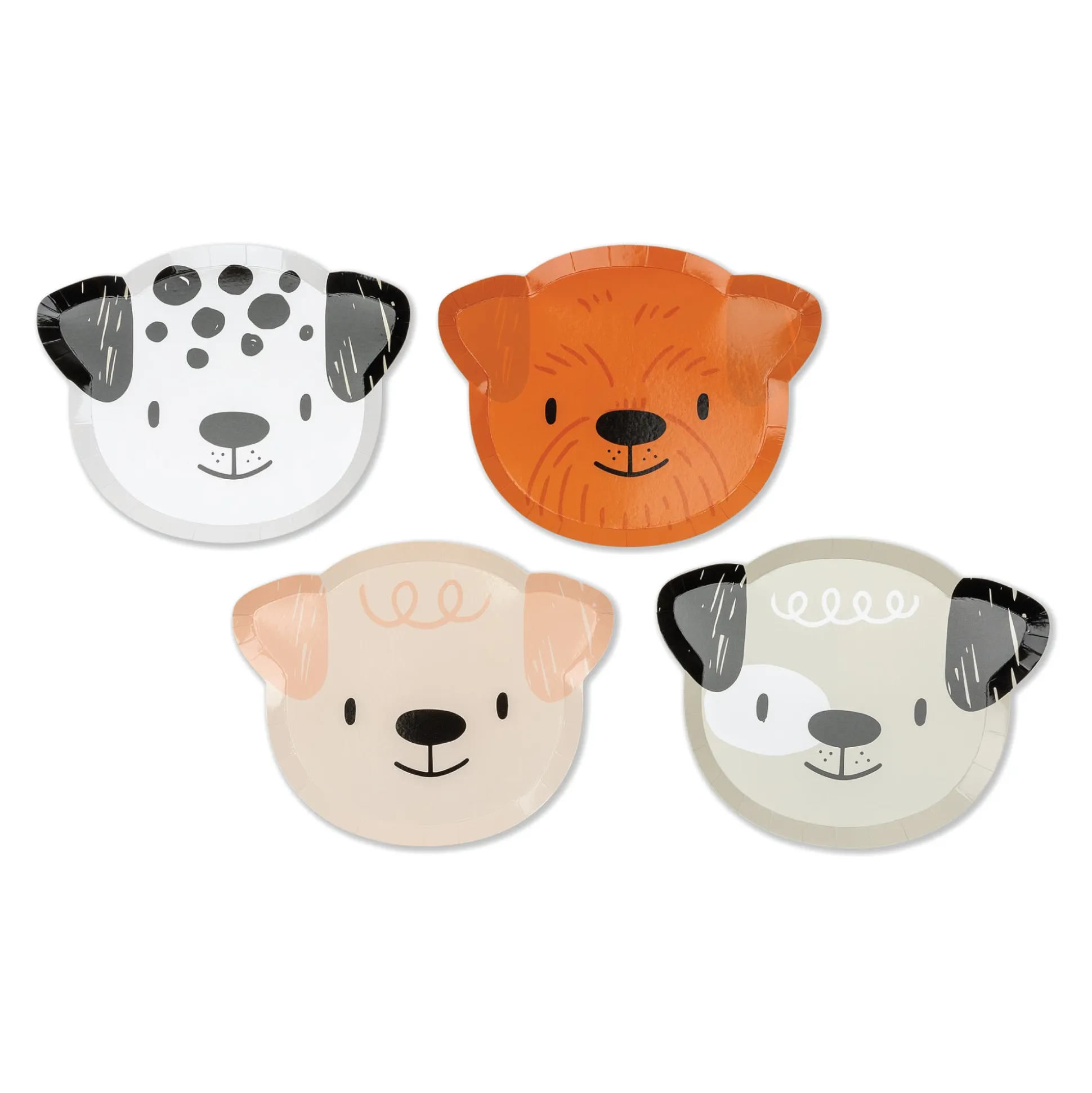 Bow Wow Dog Lunch Plates 8ct