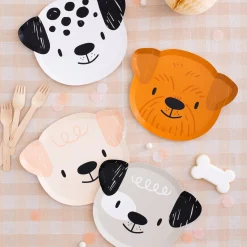 Bow Wow Dog Lunch Plates 8ct