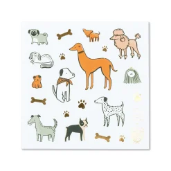 Bow Wow Dog Sticker Sheets 4ct
