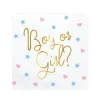 Boy or Girl Gender Reveal Lunch Napkins 20ct