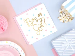 Boy or Girl Gender Reveal Lunch Napkins 20ct