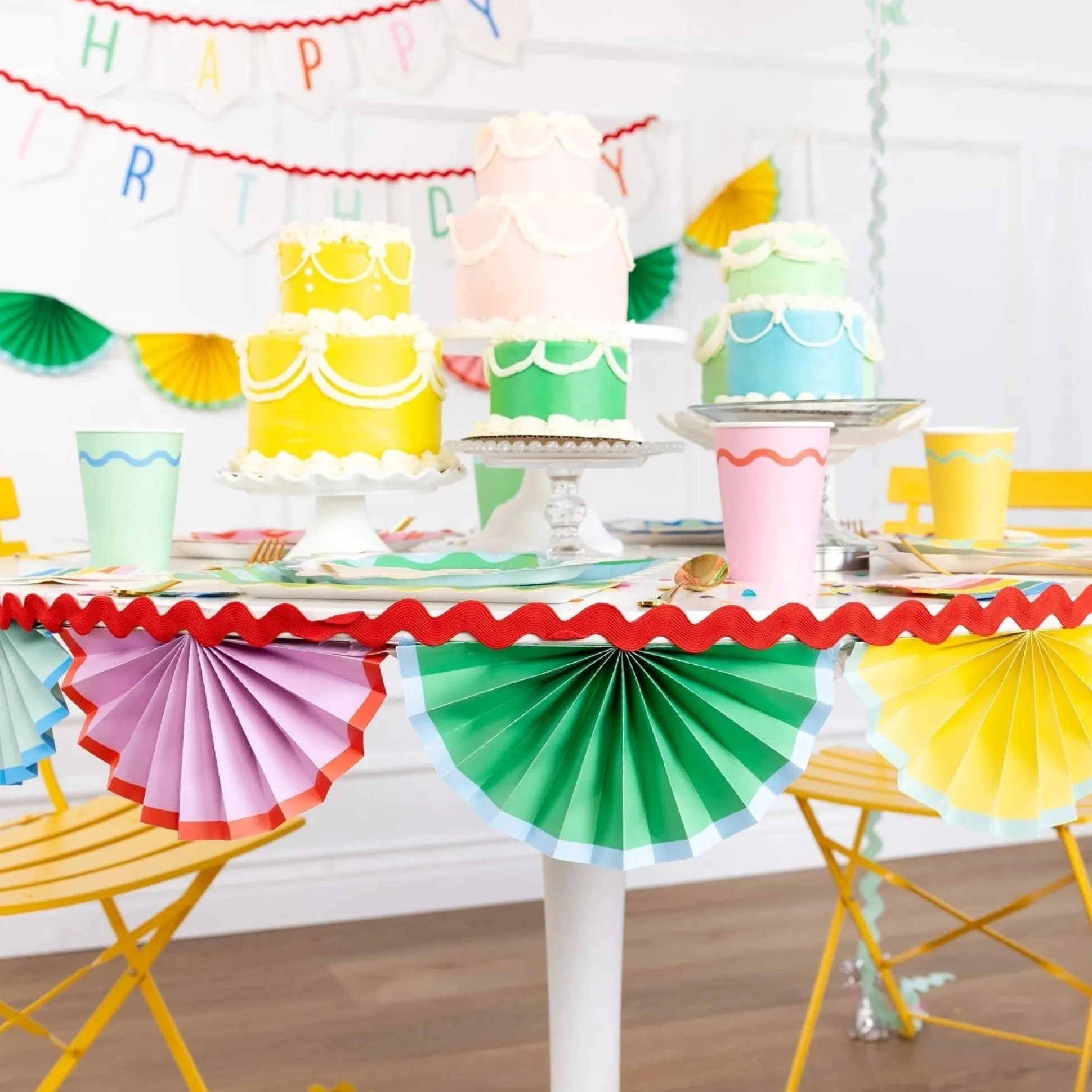 Bright Birthday Bunting Banner 7ft