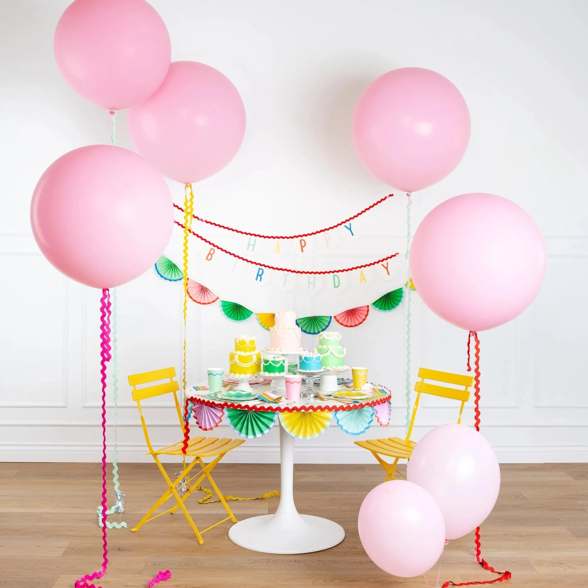 Bright Birthday Bunting Banner 7ft