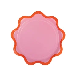 Bright Birthday Ric Rac Edge Dessert Plates 8ct