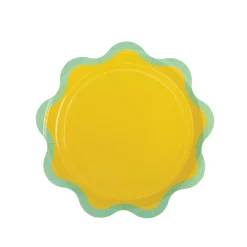 Bright Birthday Ric Rac Edge Dessert Plates 8ct