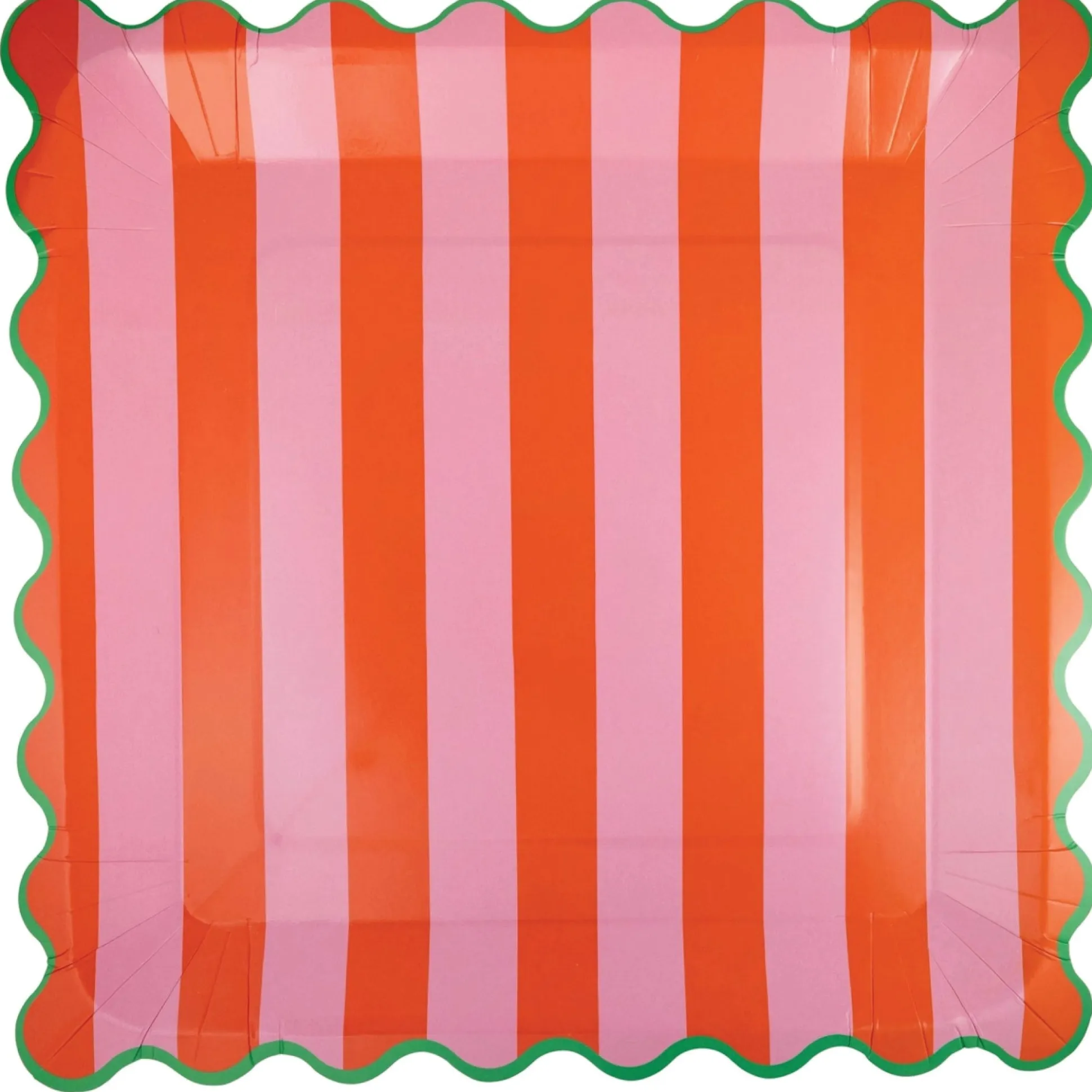 Bright Birthday Stripes Dinner Plates 8ct