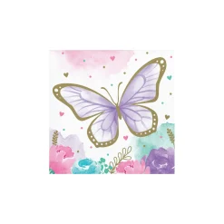 Butterfly Dessert Napkins 16ct