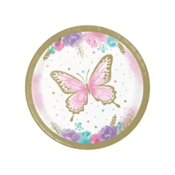 Butterfly Dessert Plates 8ct