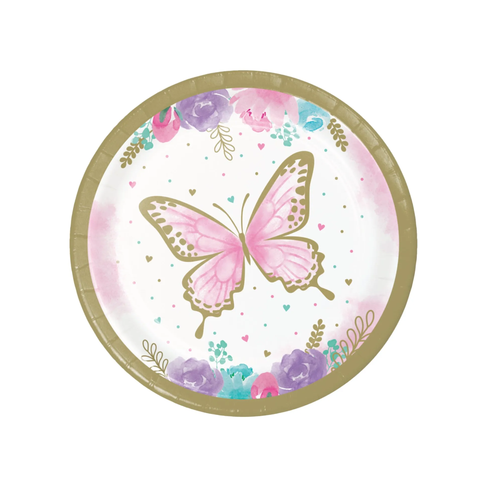 Butterfly Dessert Plates 8ct