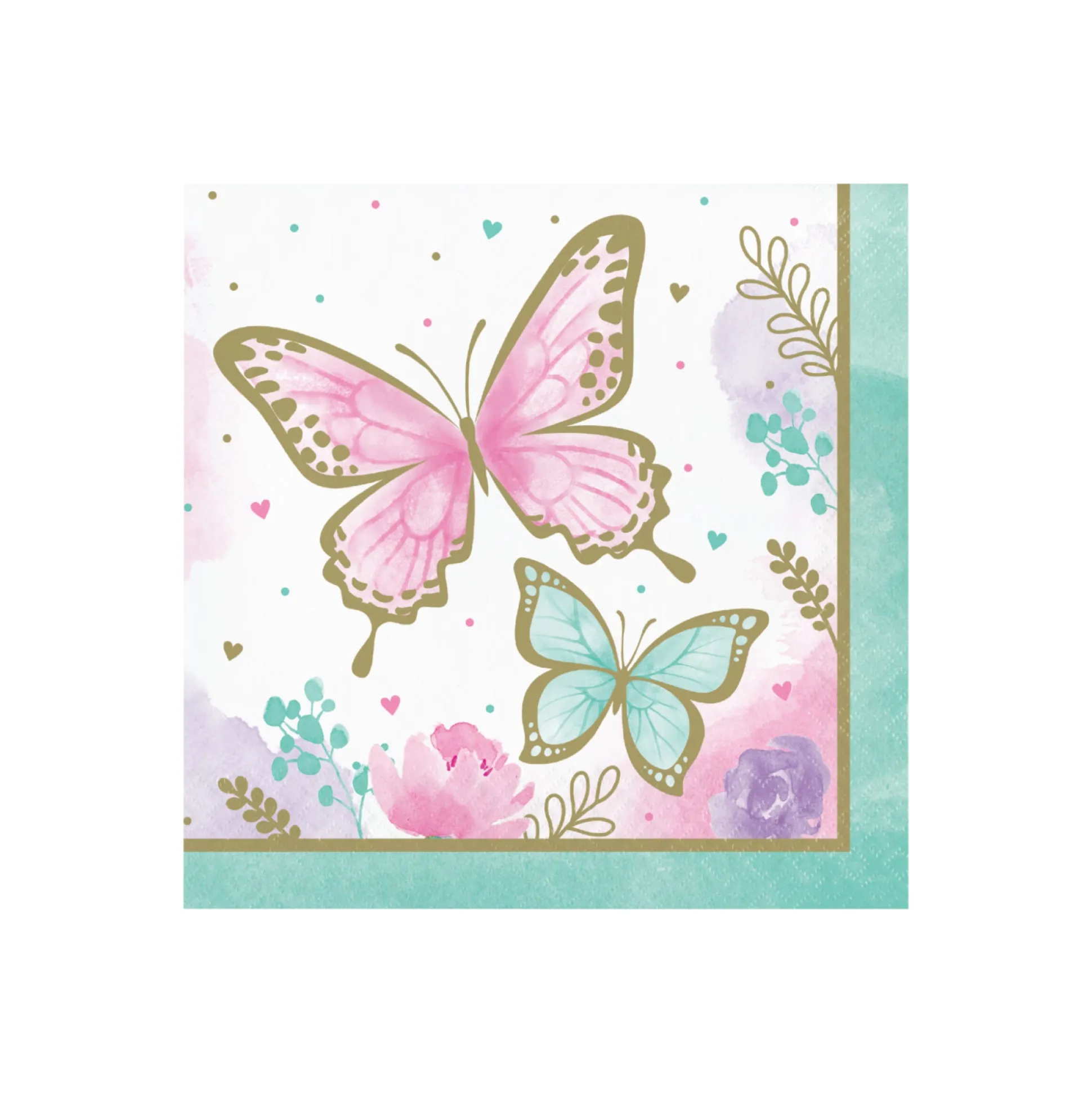 Butterfly Lunch Napkins 16ct