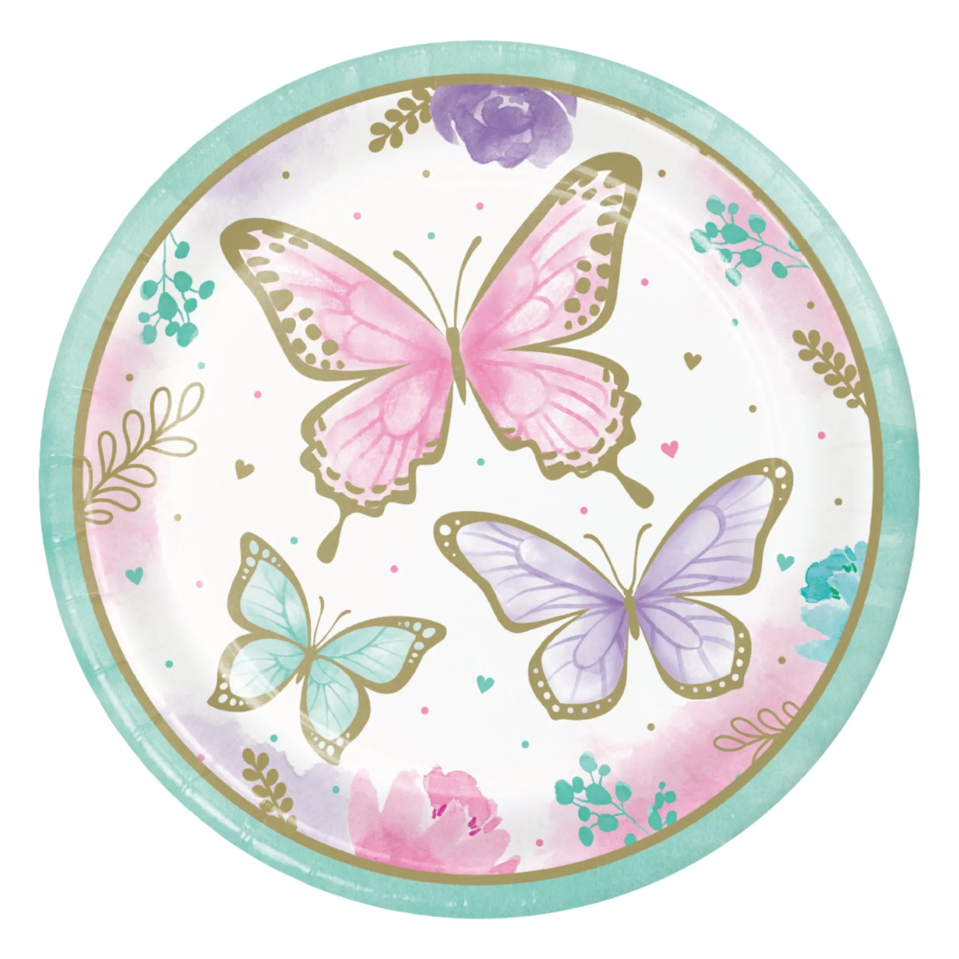 Butterfly Lunch Plates 8ct