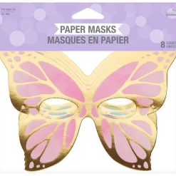 Butterfly Party Masks 8ct