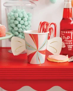 Candy Cane Lane Peppermint Paper Cups 8ct