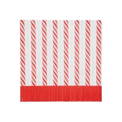 Candy Cane Striped Lunch Napkins 20ct