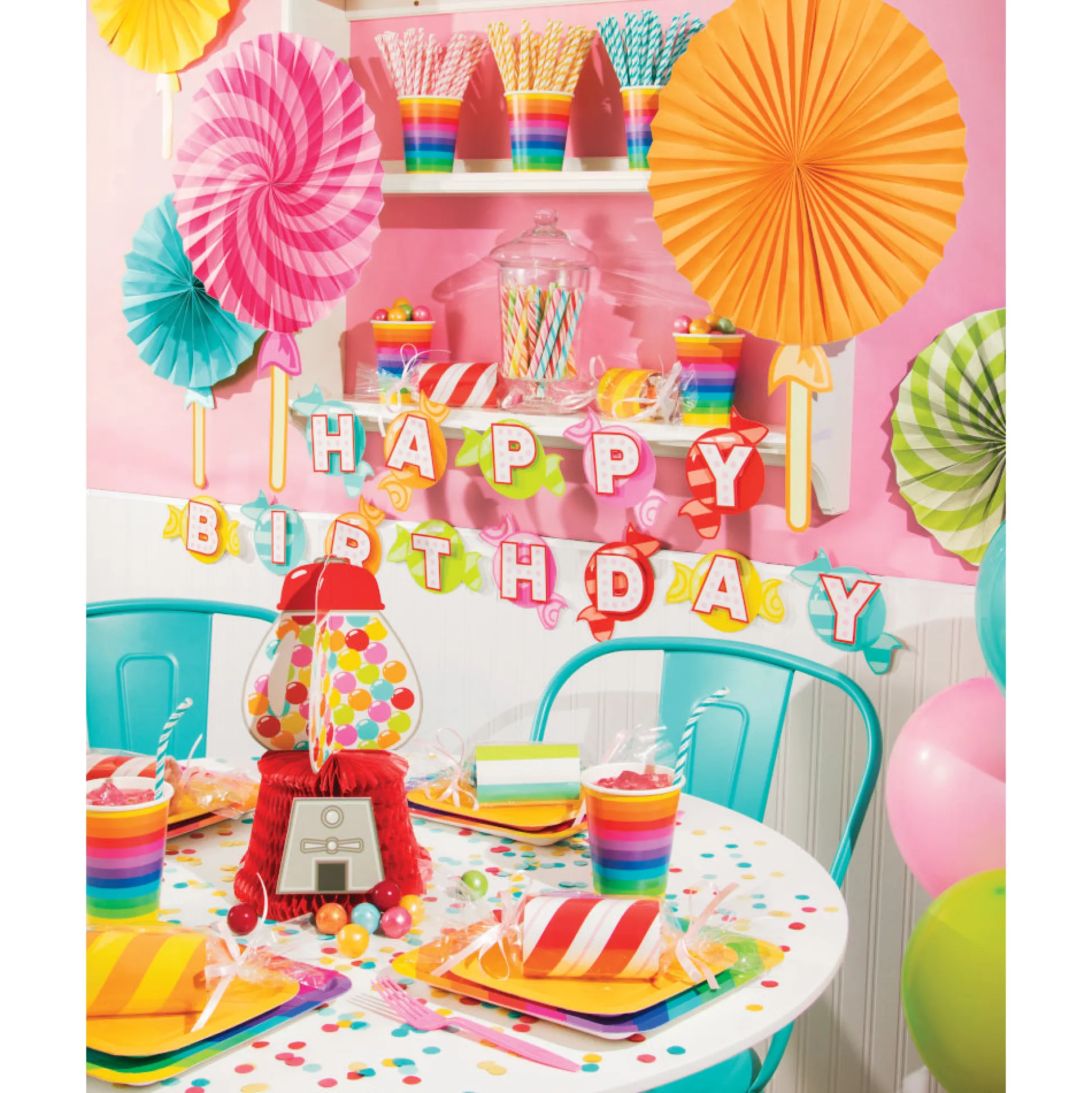 Candy Shop Lunch Plates 8ct