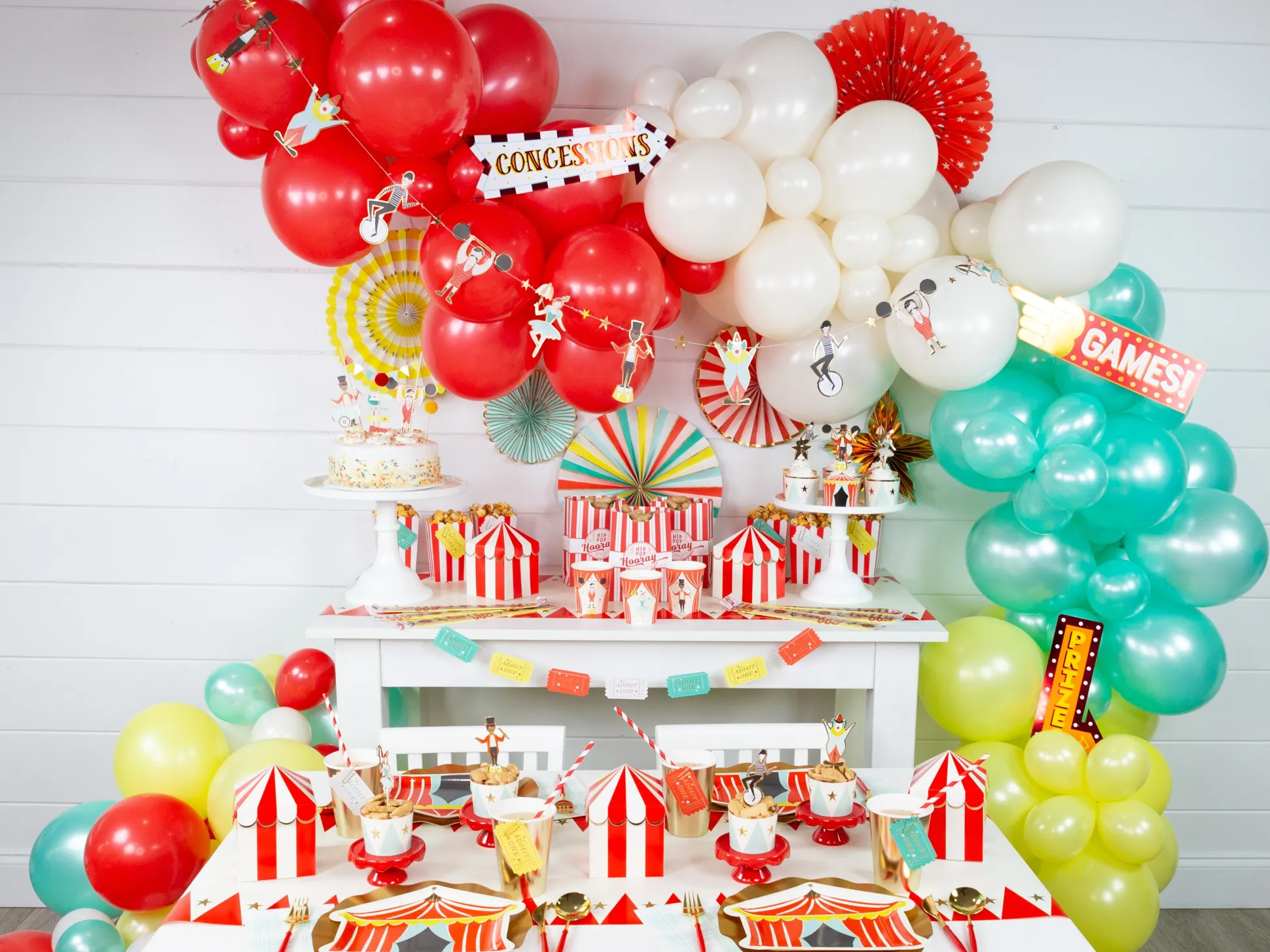 Carnival Paper Table Runner