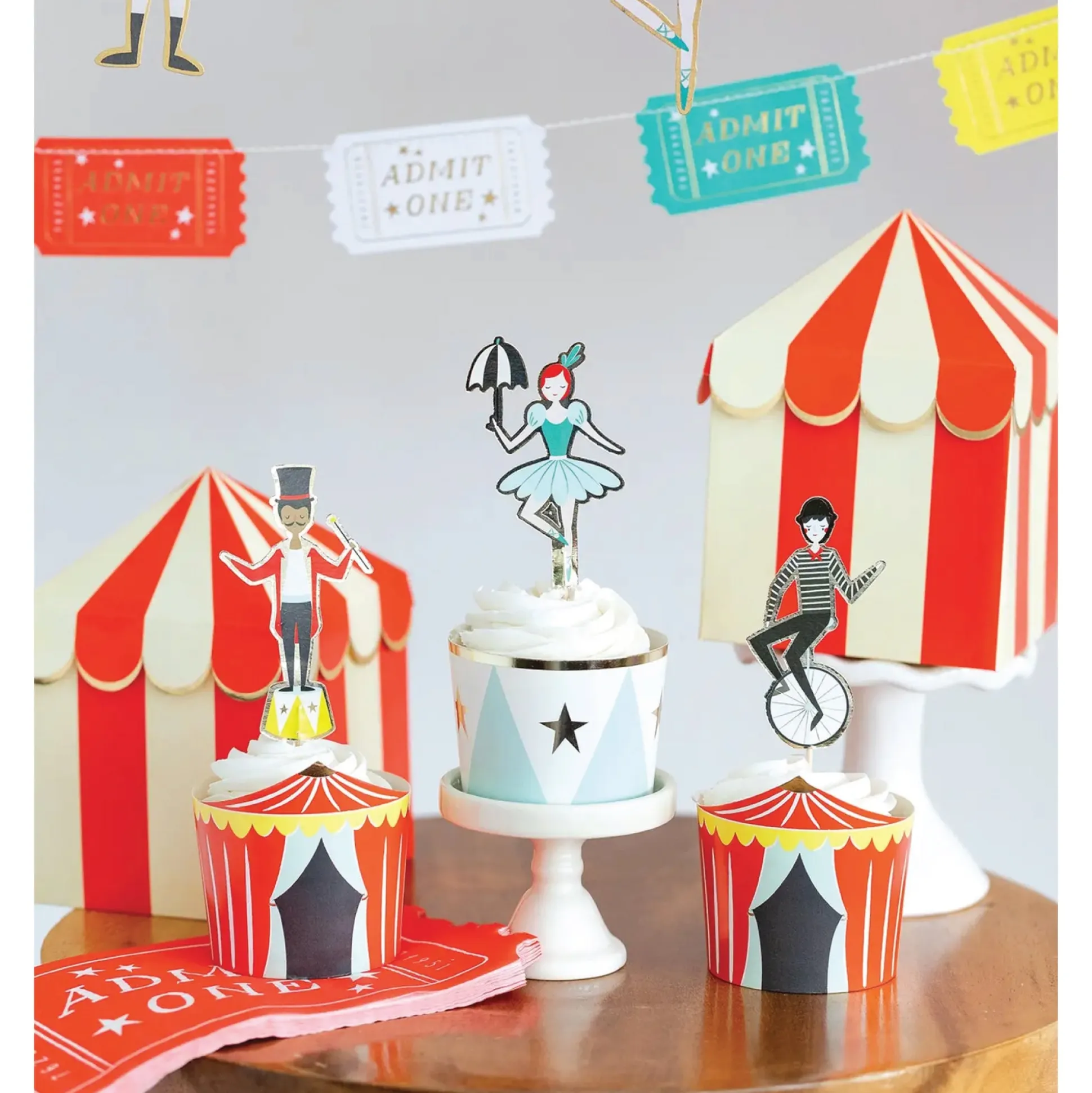 Carnival Tent Treat Boxes 8ct