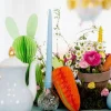 Carrot Honeycomb Decoration 7in