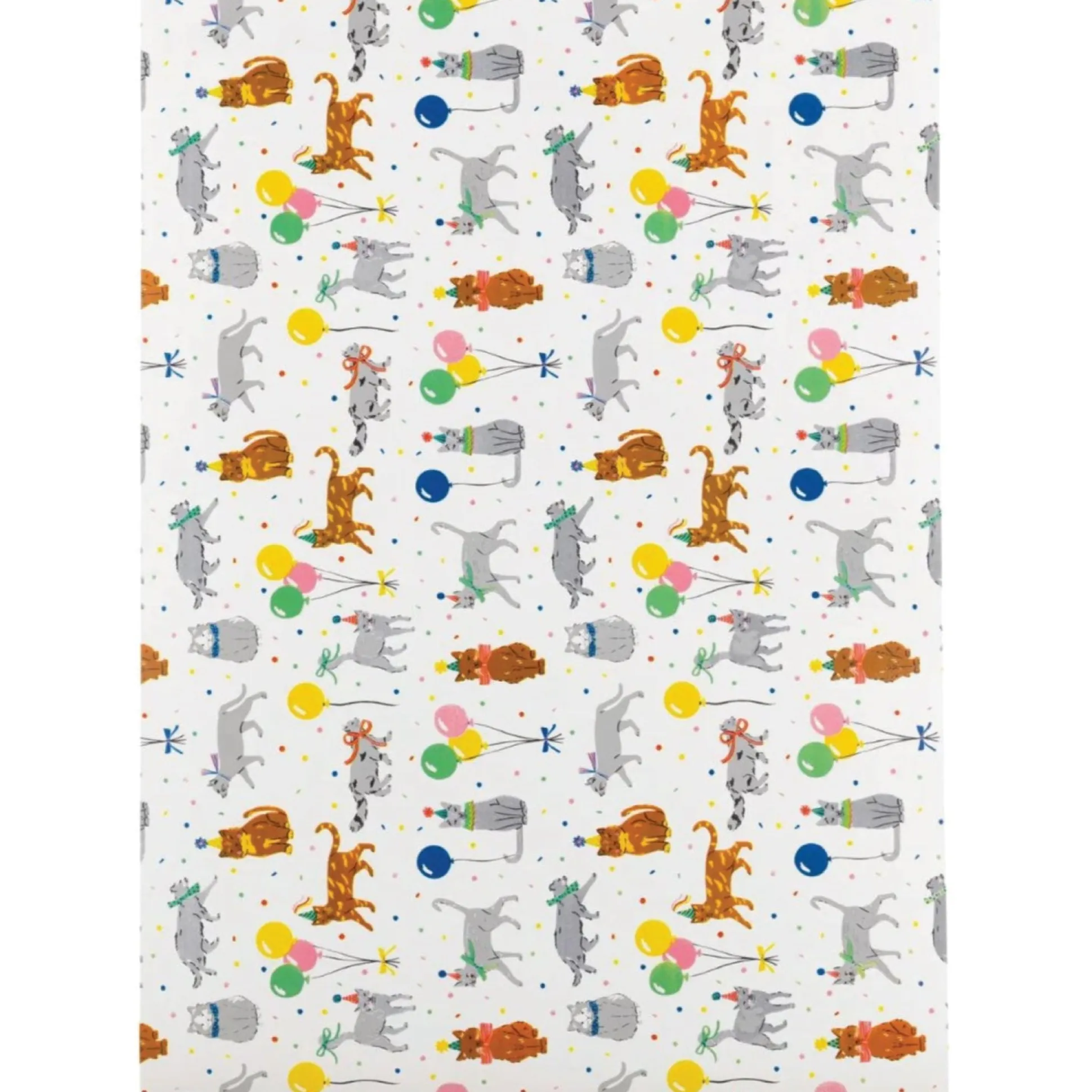 Cat Party Paper Table Runner 10ft