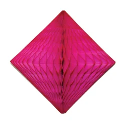 Cerise Honeycomb Diamond 12in