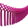 Cerise Tissue Paper Streamer Garland 12ft