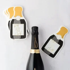 Champagne Bottle Dessert Napkins 20ct