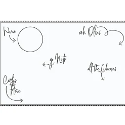 Charcuterie Layout Paper Table Decoration