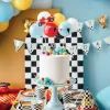 Checkered Flag Go! Race Car Party Hats 6ct