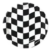 Checkered Flag Race Car Lunch Plates 8ct